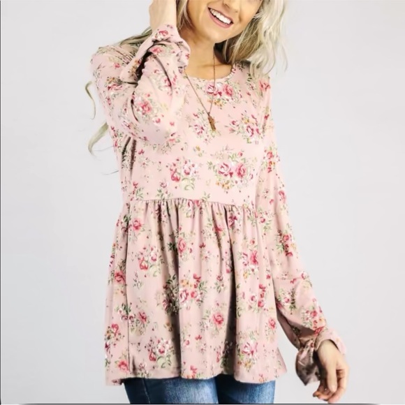 Rachel Ruffle Floral Tunic - Picture 3 of 3
